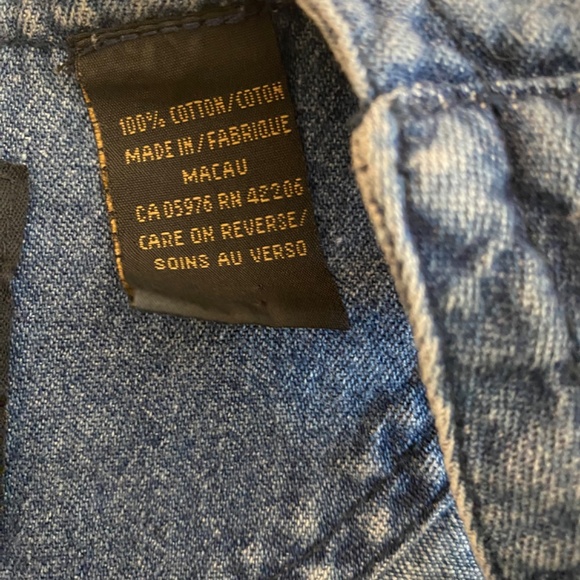 Men's Blue Denim Vest - Picture 8 of 8